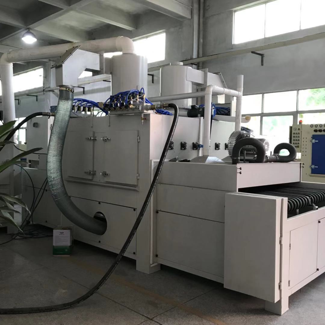 厂家直销全自动吹砂机木材家具去毛刺自动喷砂大型家私木板喷砂机
