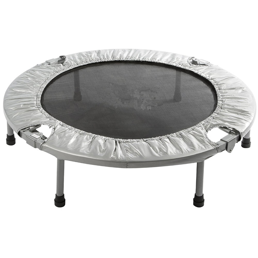 健身款圆形蹦床40英寸可折叠不带扶手运动娱乐