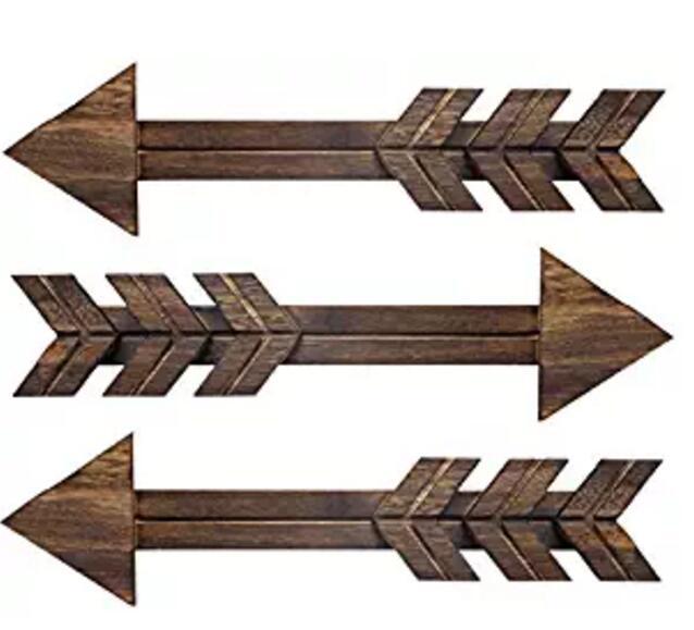 美式复古怀旧墙壁装饰 木质箭头指示牌酒吧咖啡餐厅墙壁装饰