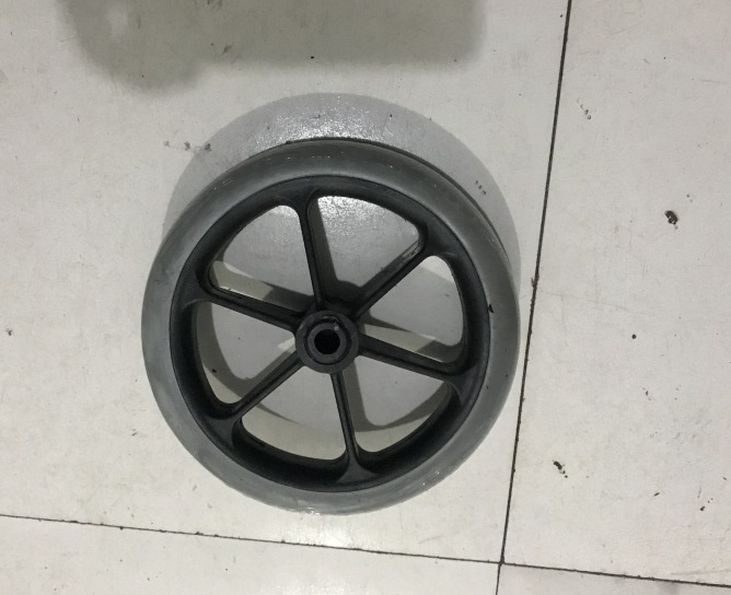 上海互邦轮椅8寸前轮手动轮椅前轮互邦轮椅配件互邦轮椅前轮