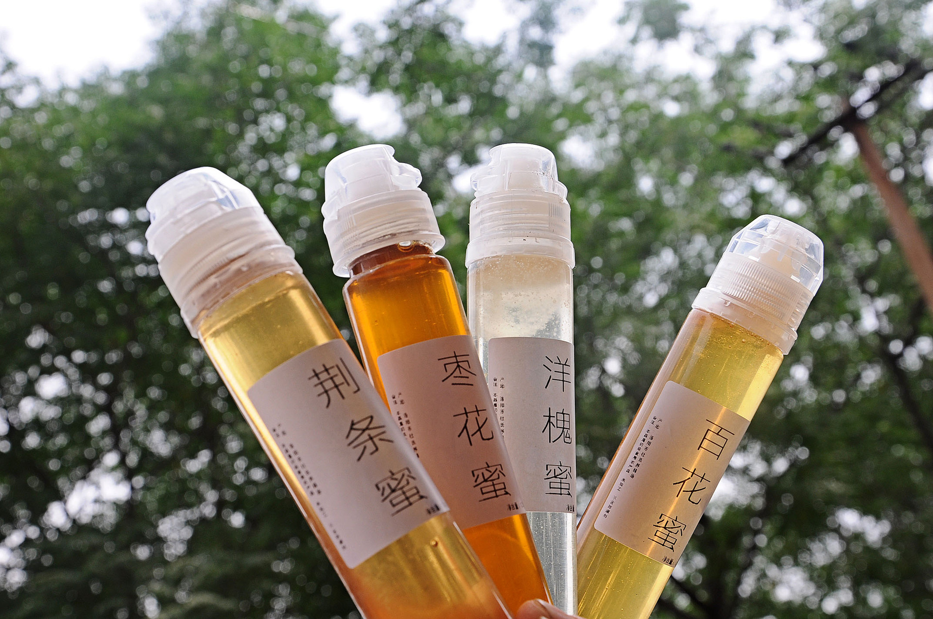 健凤园农家蜂场自产纯正百花蜂蜜120g便携管装另有洋槐椴树土蜂蜜