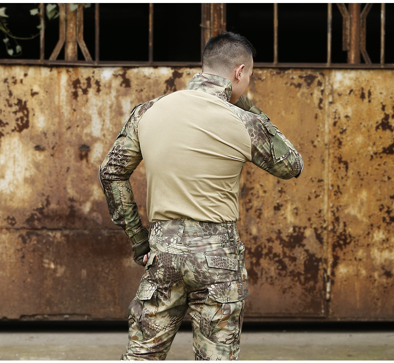 长袖青蛙服上衣蛙皮军迷户外运动迷彩战术作训服真人cs长袖作战服