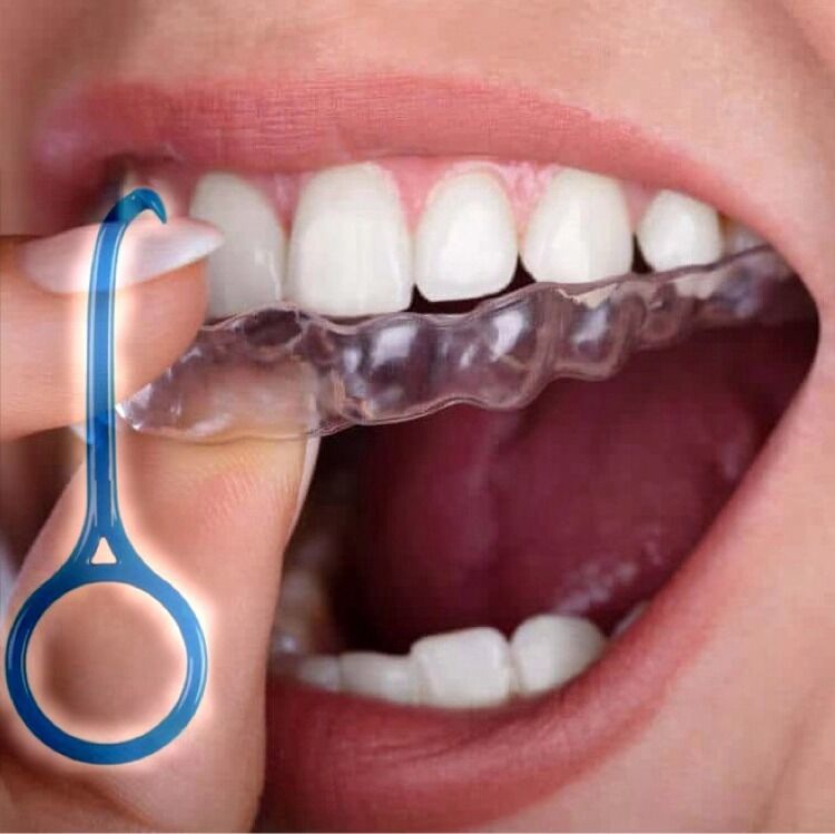 牙齿矫正托槽正畸牙勾正畸隐形保持器牙套摘卸钩 隐形牙套摘取器