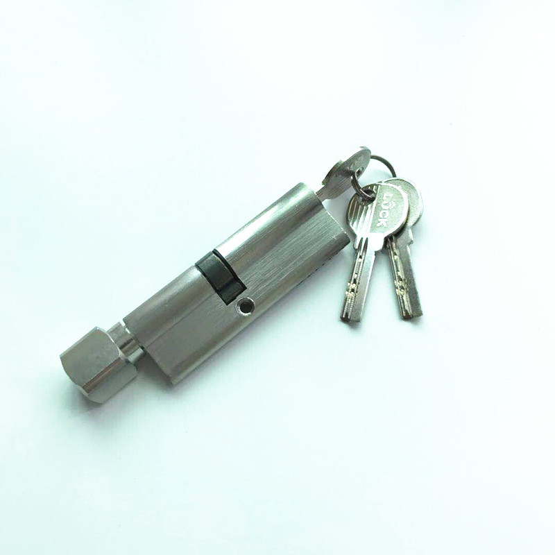 室内门锁4050偏心锁芯卧室房间门子母双开门木门锁具配件小90锁心