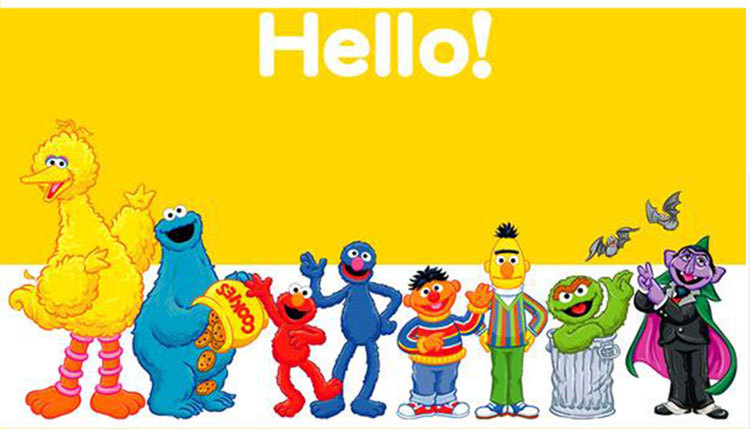 kaws联名潮牌芝麻街袜子女 全棉卡通学院风高筒女士袜子厂家批发