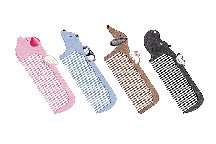 八门虫社 oho1 动物金属小梳子便携创意小礼品生日女生赠品zakka