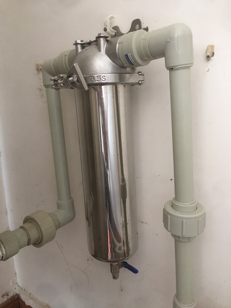 10寸常规款304/316超声波前置不锈钢过滤器食用油柴油水过滤