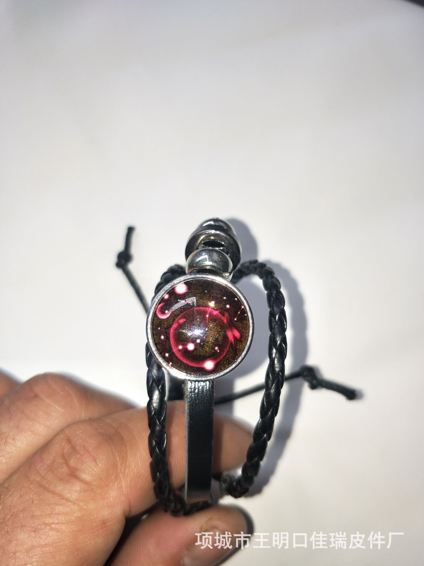 花图12十二星座手链夜光生肖编织星空复古牛皮手链手镯手环