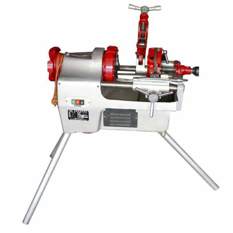 台式套丝切管机钢管开牙机2寸水管绞丝机图片钢管车丝机