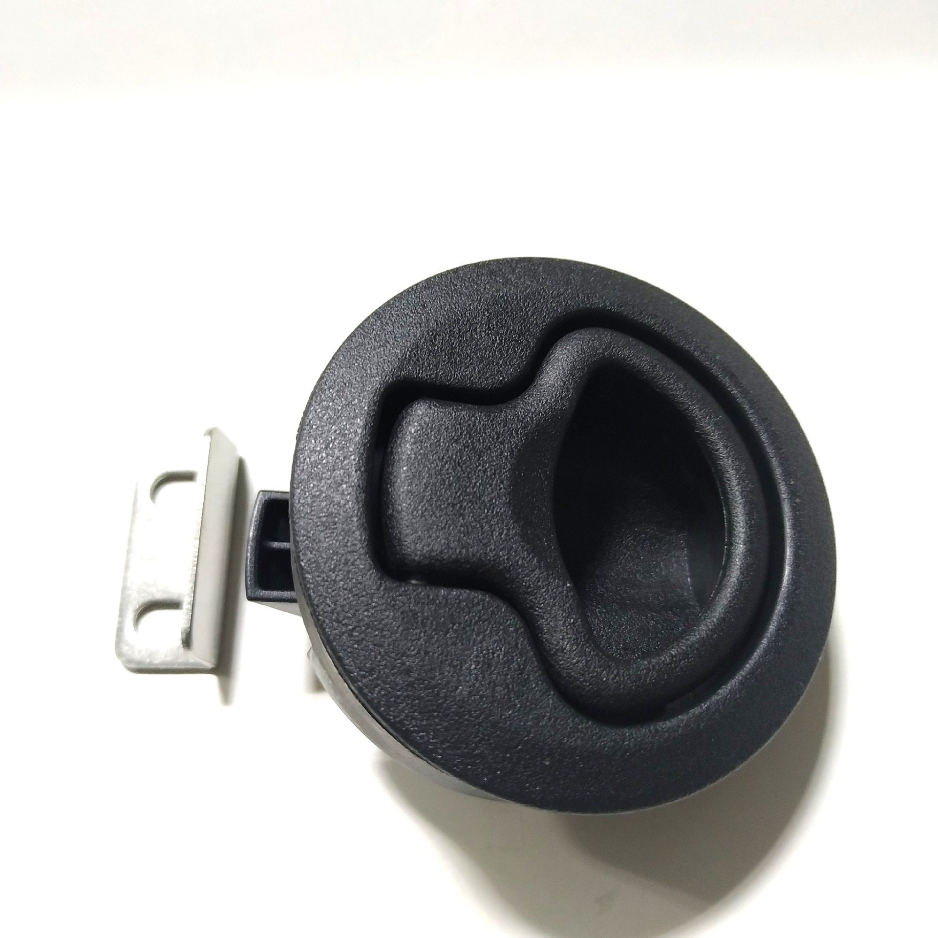 拉动式平面锁dk619-2pa 一拉即开塑料平面锁扣 圆形塑料拉手锁扣