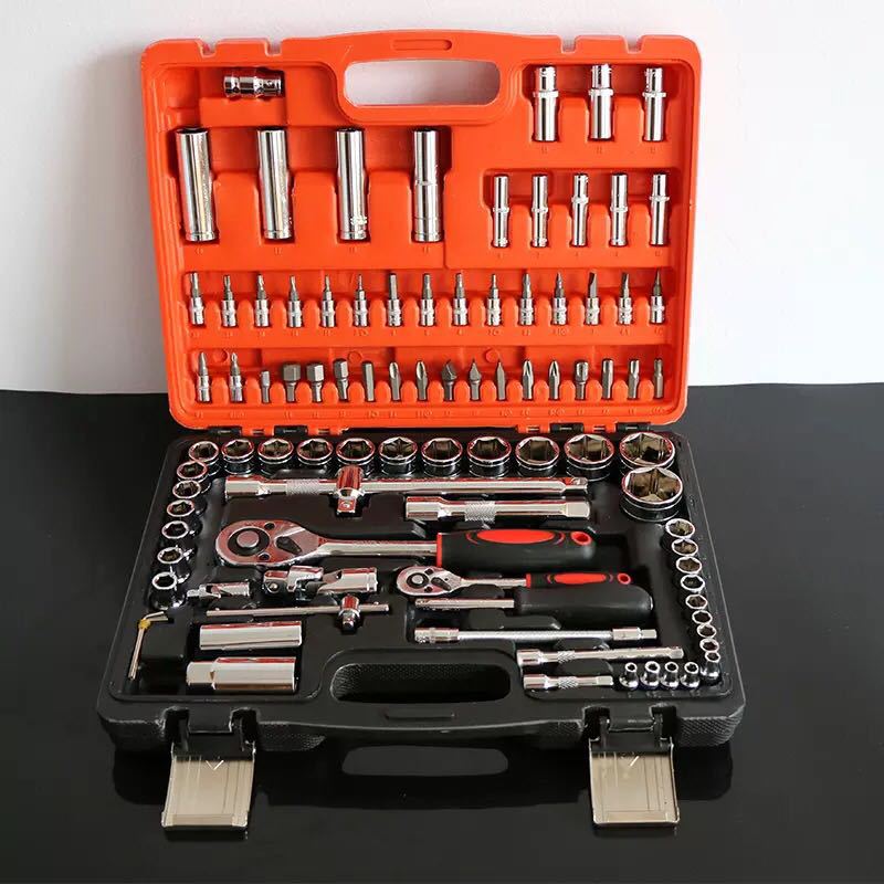 专业级铬钒钢94件套汽修套筒工具汽车修理套装套筒组合修具