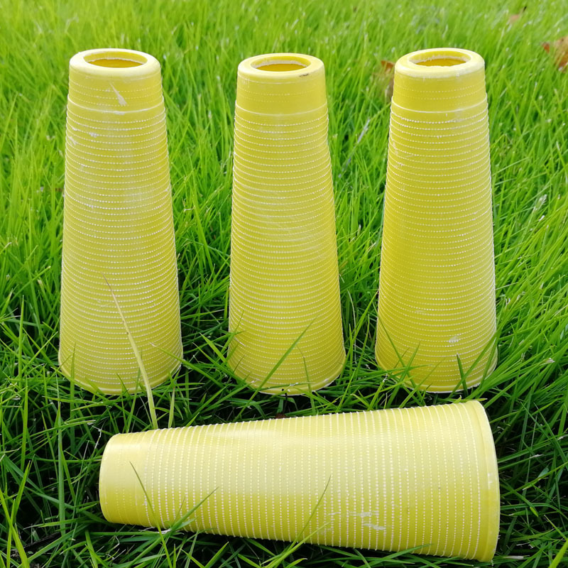厂家直销塑料筒管纺织线管绕线管优质现货40克pp塑料宝塔线管