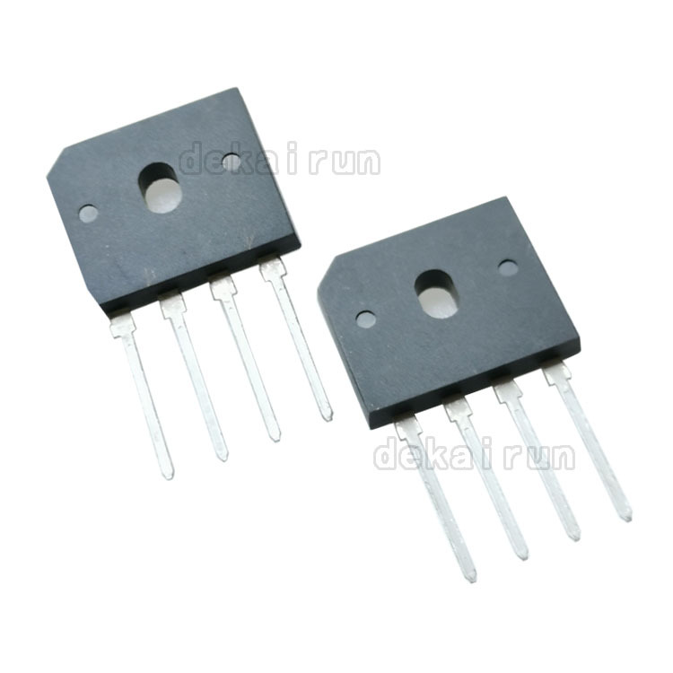 6a整流桥通用大功率单相12-24v充电器直流电模块桥堆扁桥gbu606