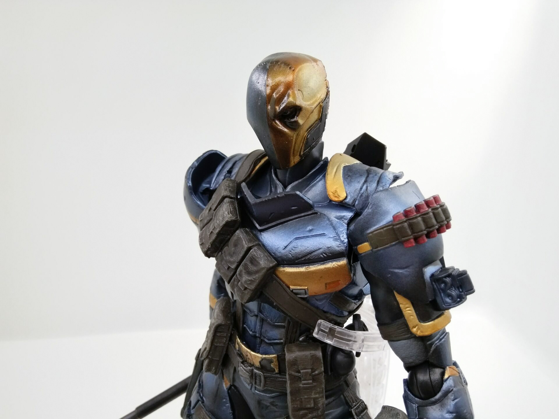 国产pa改 自杀小队deathstroke终结者 关节可动模型 丧钟手办人偶