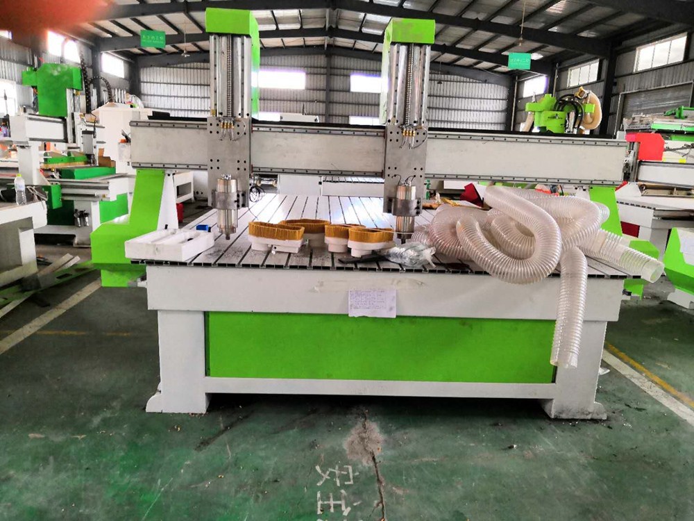 1825寿材棺材数控雕刻机全自动双头棺木雕刻机茶盘平面浮雕刻机