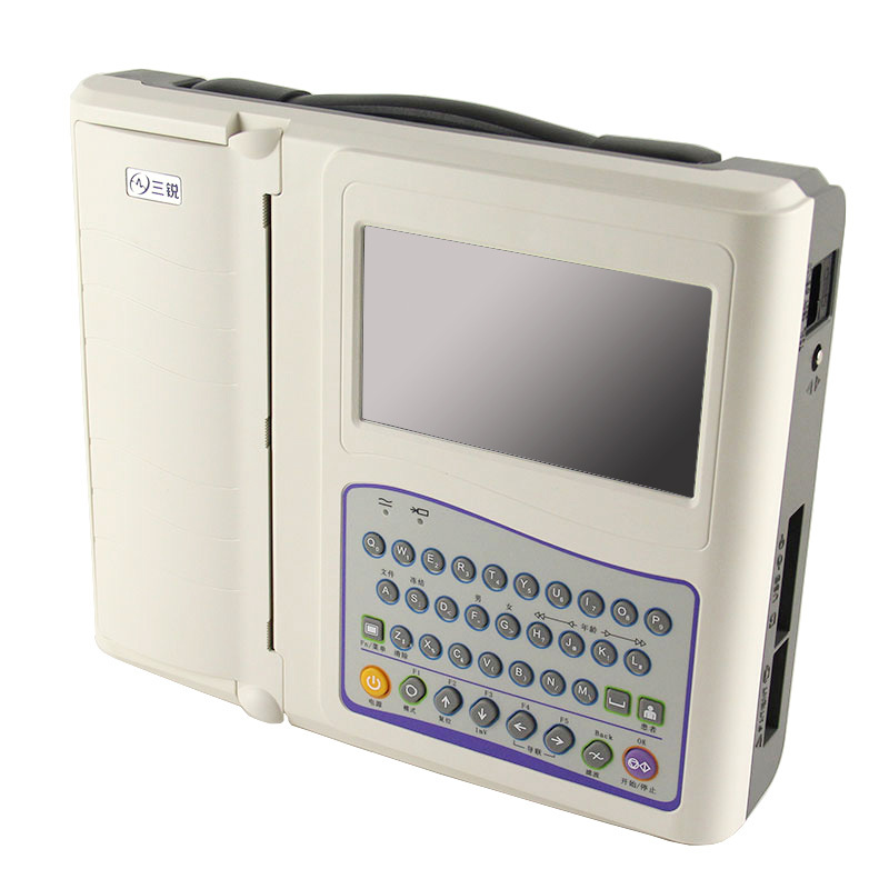 医用心电图机ecg-3312十二道12导联三锐自动分析诊断家用便携式