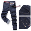 Autumn and winter middle age man Elastic force Jeans Easy Straight trousers Versatile Thick section trousers men's wear On behalf of Autumn and winter middle age man Elastic force Jeans Easy Straight trousers Versatile Thick section trousers men's wear On behalf of