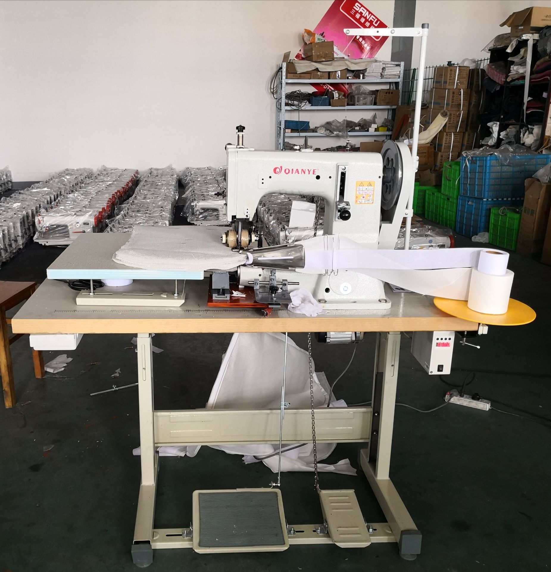 3d包边机 立体床垫包缝机 三d料汽车座垫包边机 厚料空心料包缝机