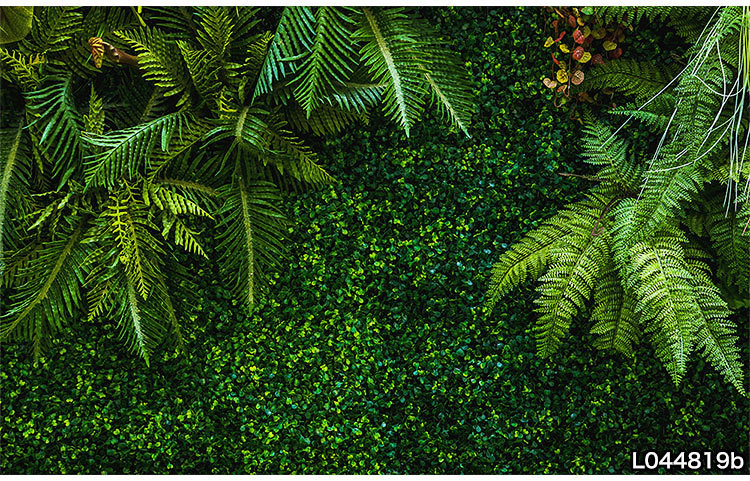 热带雨林植物森林风背景墙纸北欧装饰餐厅美容花店3d立体藤蔓壁纸