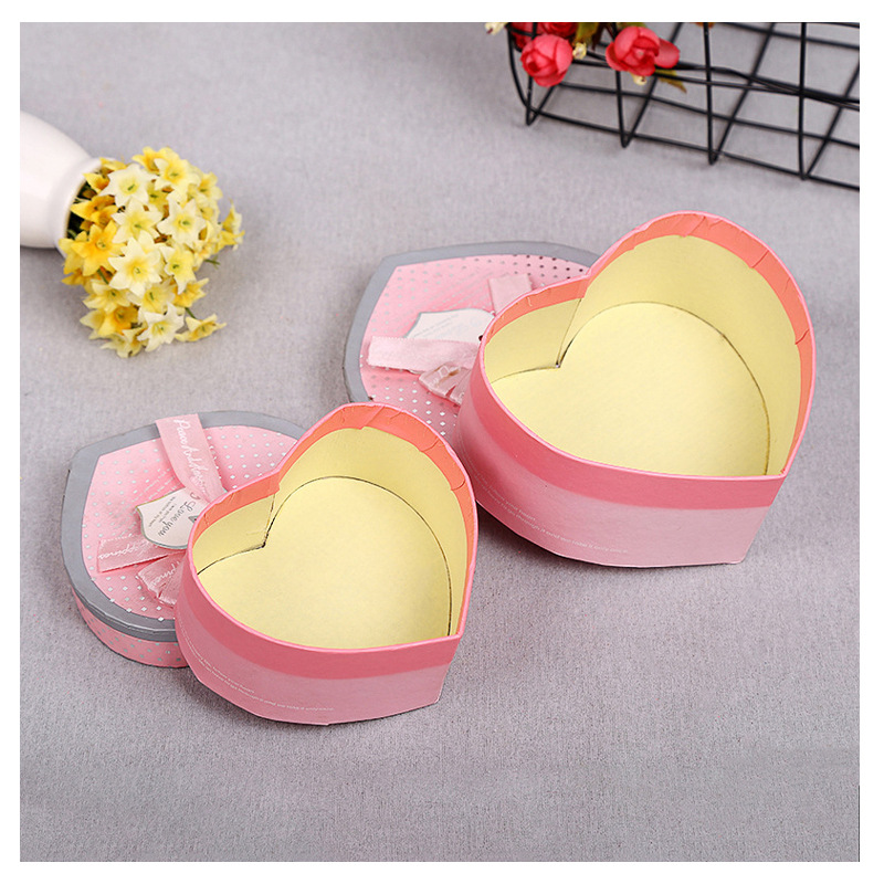 Creative DIY Exquisite Gift Box Valentine's Day Gift Heart-Shaped Gift Box Printed Packaging Box