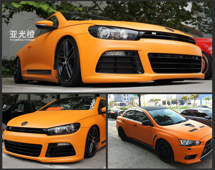 汽车亚光改色膜全车身贴膜加厚耐晒耐刮汽车改装贴膜厂家内饰贴纸