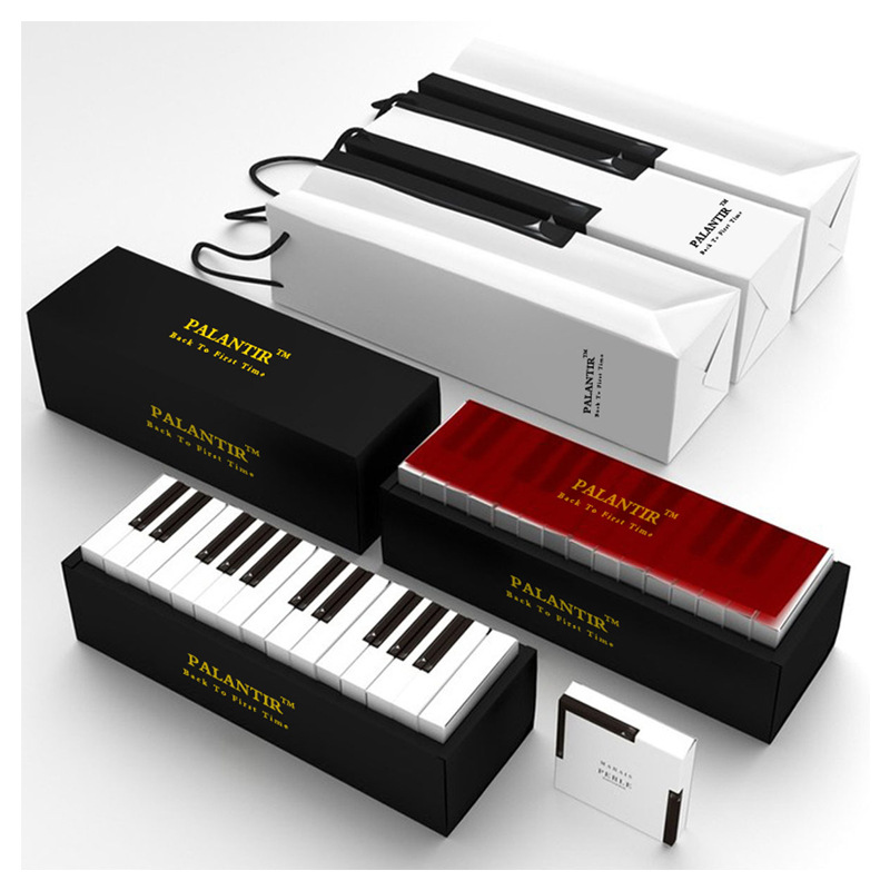 创意钢琴键式巧克力包装盒 糖果包装礼盒定制 日式饼干空纸盒批发