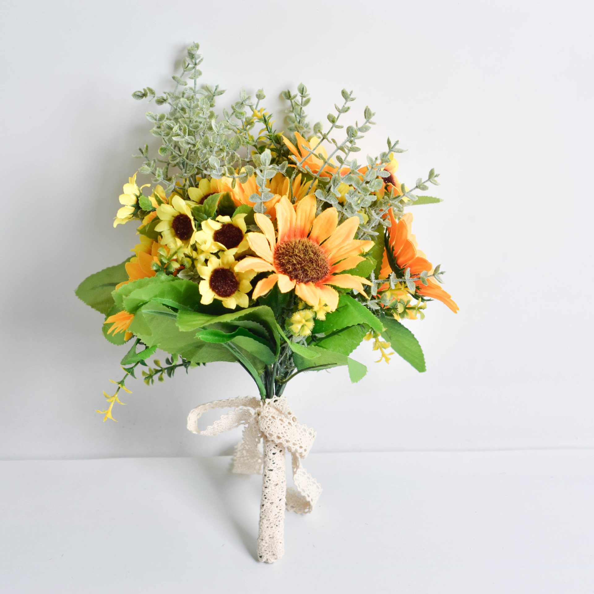 欧美户外风格ins仿真花 婚庆婚礼用品创意花束新娘手捧花拍摄道具