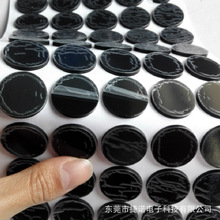 东莞厂家销售黑色圆形硅胶脚垫透明胶垫自粘防滑橡胶垫耐高温胶垫