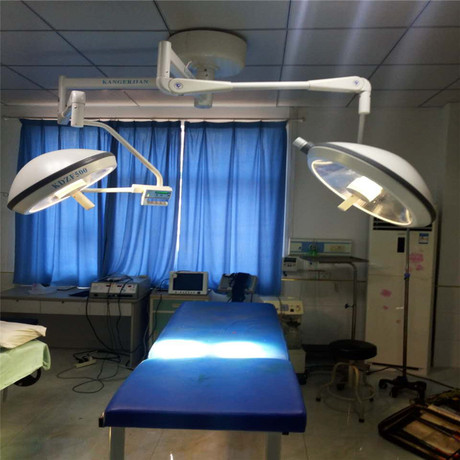 医用手术室吊式直臂式zf700500子母整体反射手术无影灯