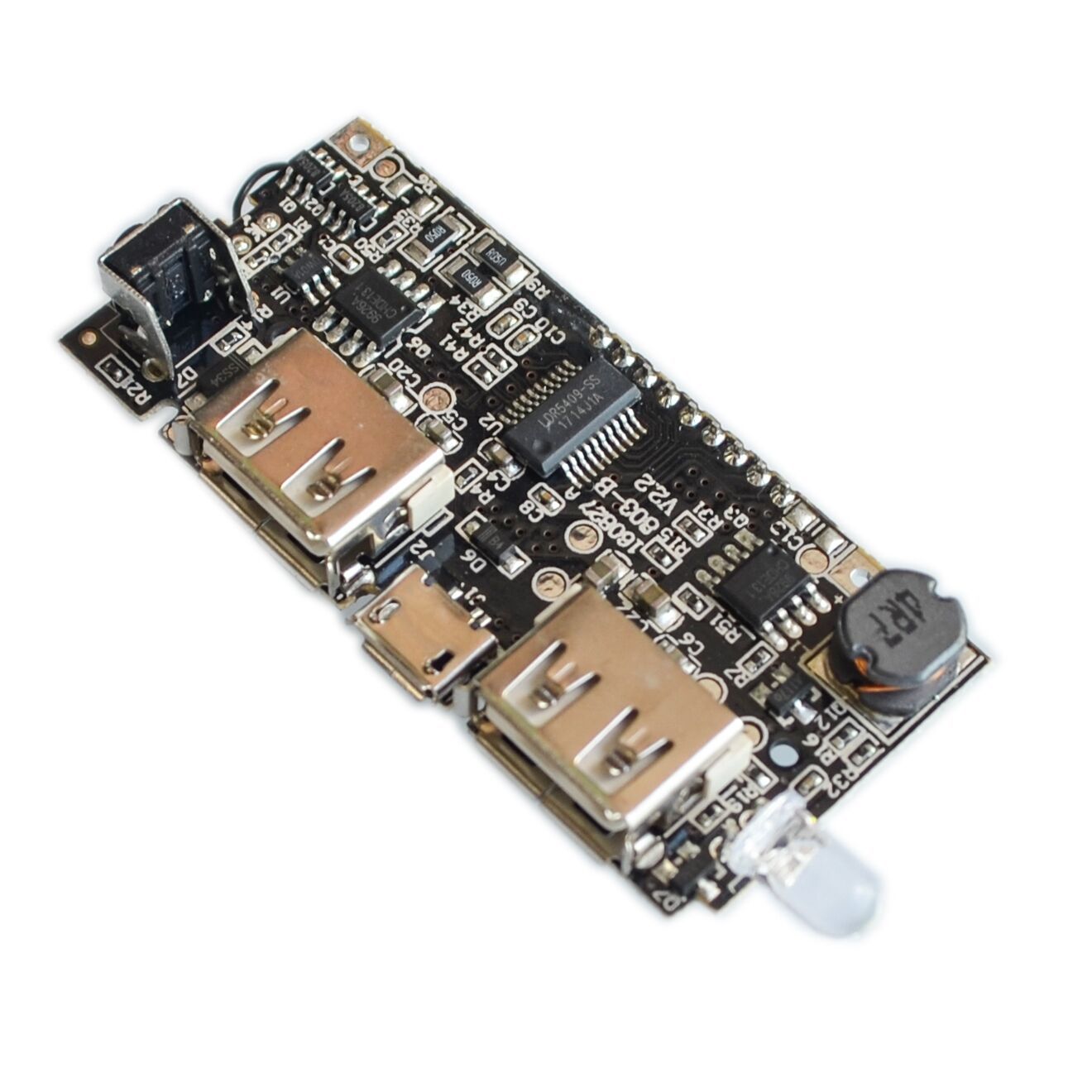 充电宝模块移动电源升压diy18650锂电池数显双usb输出充电板主板