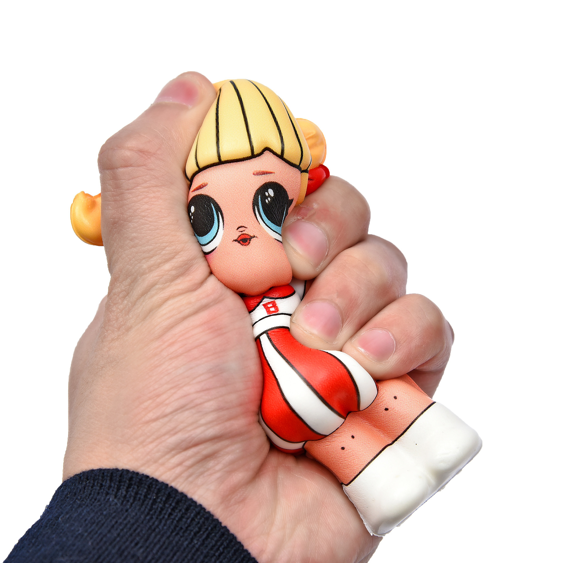 新品pu慢回弹全彩印lol惊喜娃娃squishy仿真模型解压玩具义乌厂家