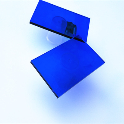 3mm蓝色透明亚克力板彩色透明亚克力板蓝色蓝色有机玻璃加工材料