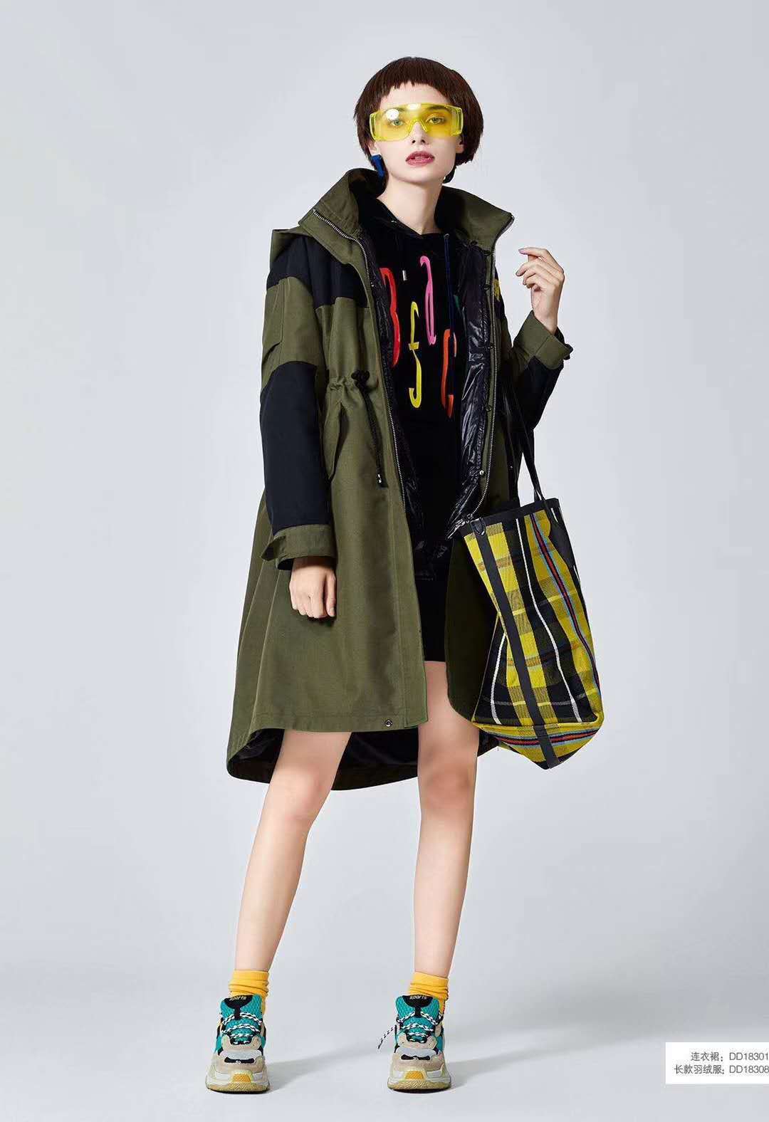 dlad达拉达19冬装品牌女装尾货批发走份品牌女装尾货批发女装批发