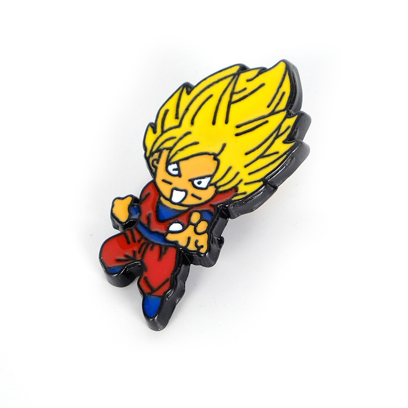 七龙珠 孙悟空 贝吉塔合金饰品动漫胸针徽章 亚马逊爆款热销推荐