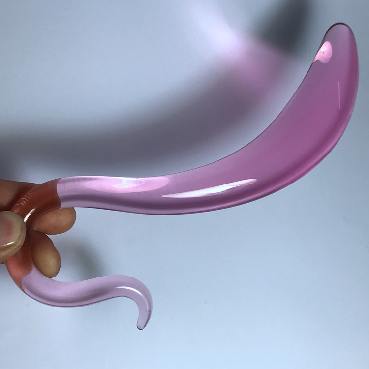 l40 女用后庭肛塞尾巴自慰器情趣性用品玻璃仙女棒水晶情趣用具
