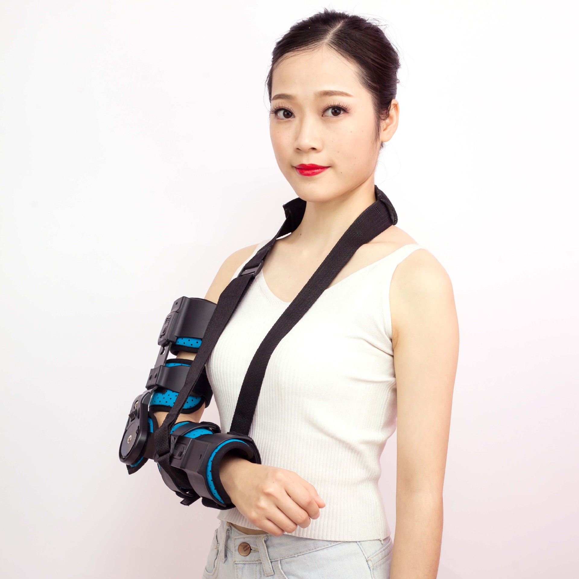 可调医用肘关节固定支具 胳膊固定关节支具矫形器 手臂固定支架