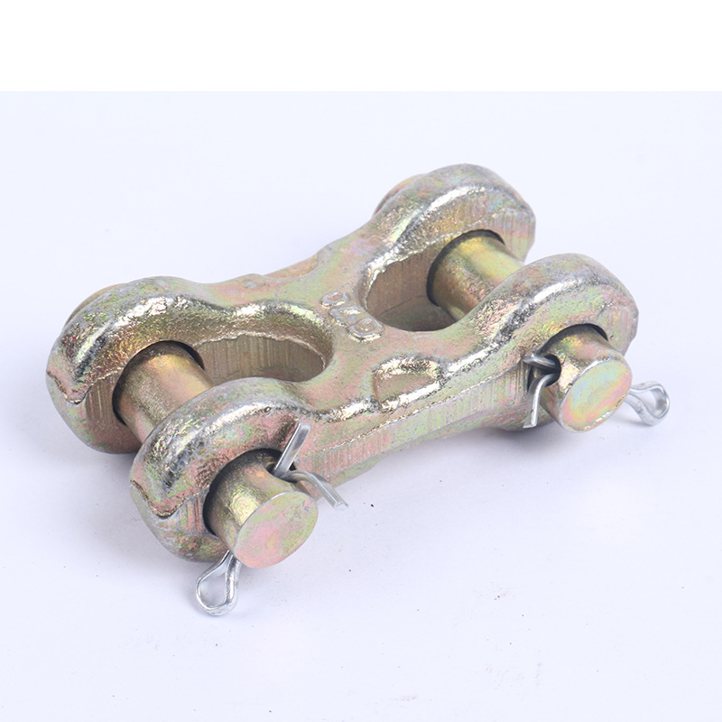 链条索具连接器 连接扣 羊角双环 3/8g70羊角环