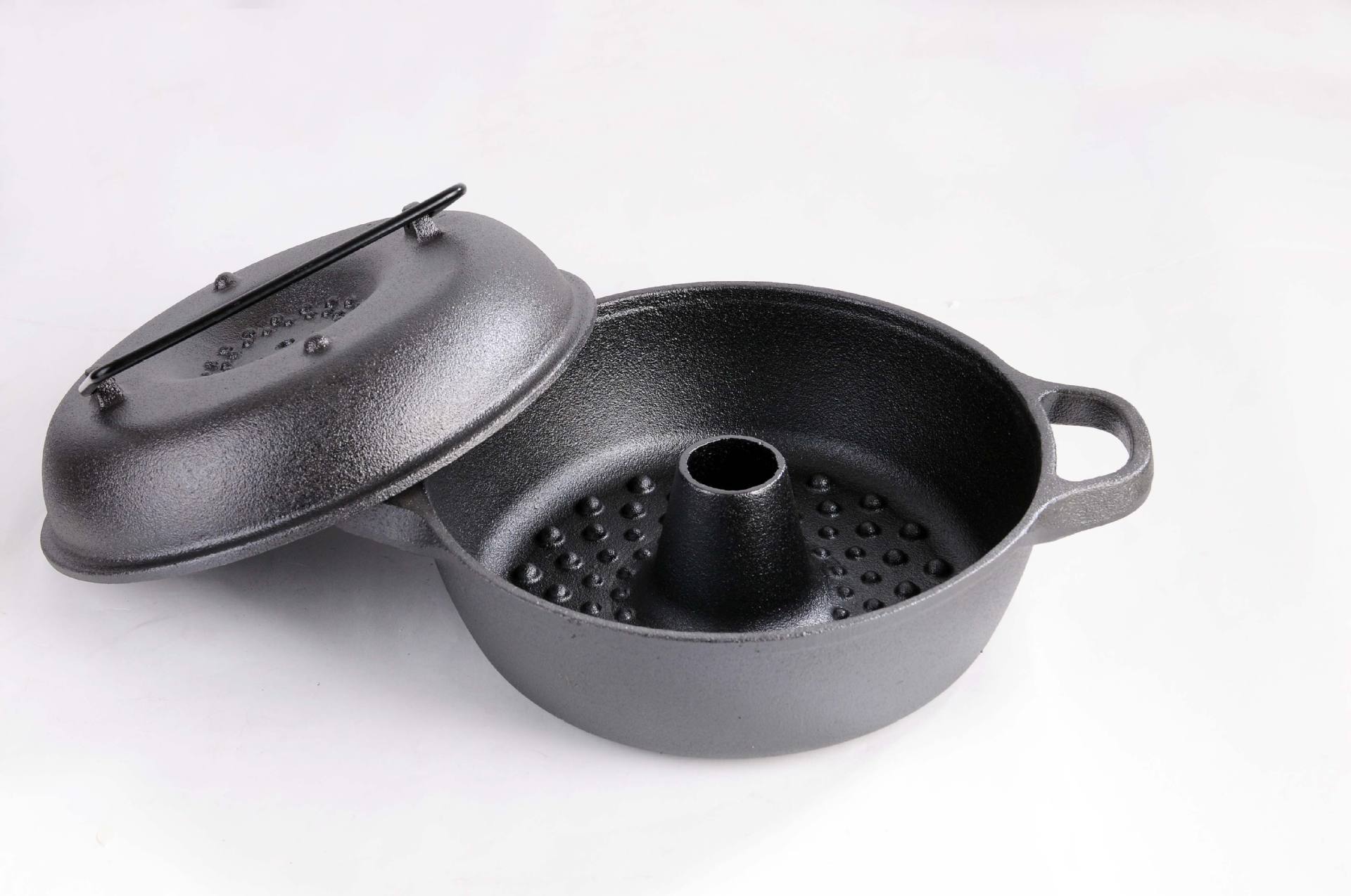 铸铁锅铸铁烤红薯锅家用烤锅电磁炉燃气灶用烤红薯锅