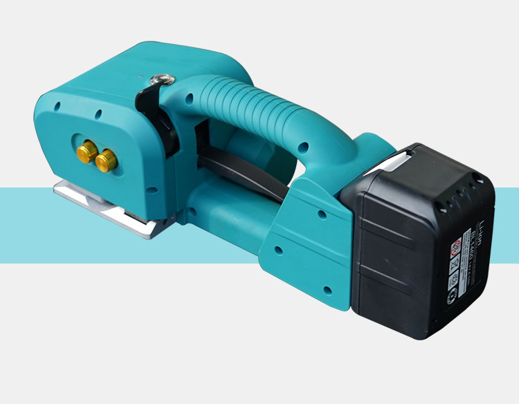 小型手提式pet塑钢带电动打包机纸箱pp带免扣手持热熔打包机充电