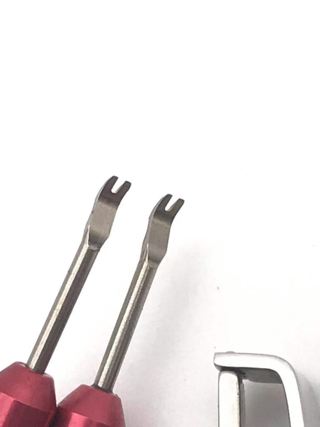 修表工具 国产5430 红色起针铲 起针钳 游丝夹套装撬杆 手表维修