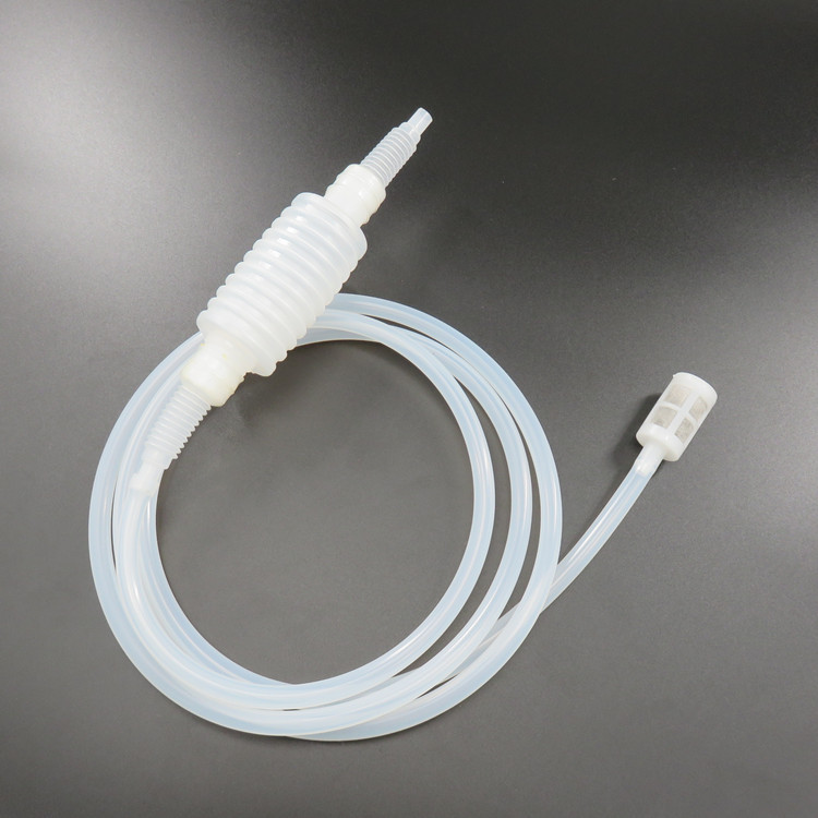 鱼缸清洗换水器 手动硅胶虹吸管 洗沙抽水吸水器带滤网水族用品