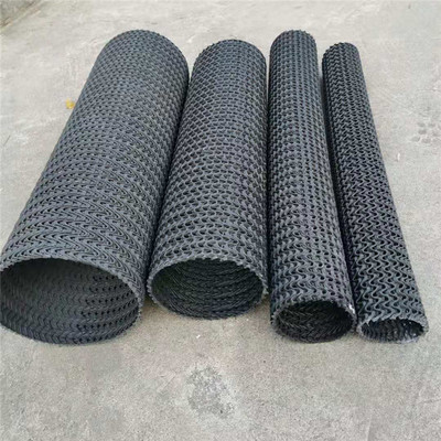 曲纹网状塑料排水管机场跑道公路修建地下排水渗水hdpe硬式透水管
