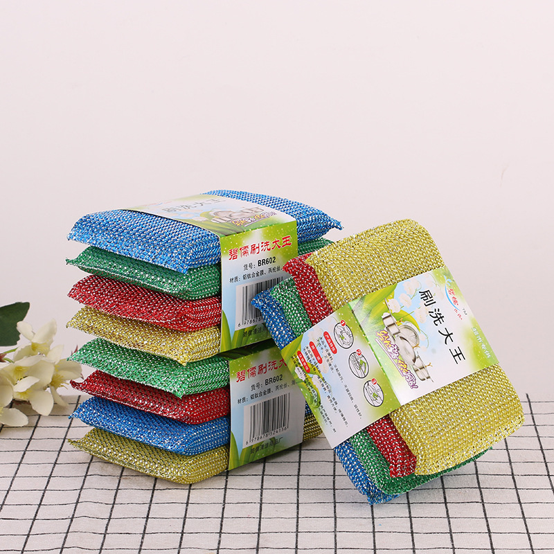 Dishwashing Eraser Kitchen Dishes Cloth Washing King Spong Mop Sponge Cleaning Wipe Spong Mop Lazy Rag Kitchen Rag Wholesale