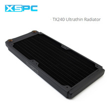 XSPC TX240 Ultrathin Radiator 电脑水冷散热紫铜核心水冷排