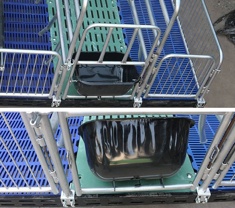 厂家直销钢板母猪食槽 产床限位栏钢板母猪食槽 大号 批发现货