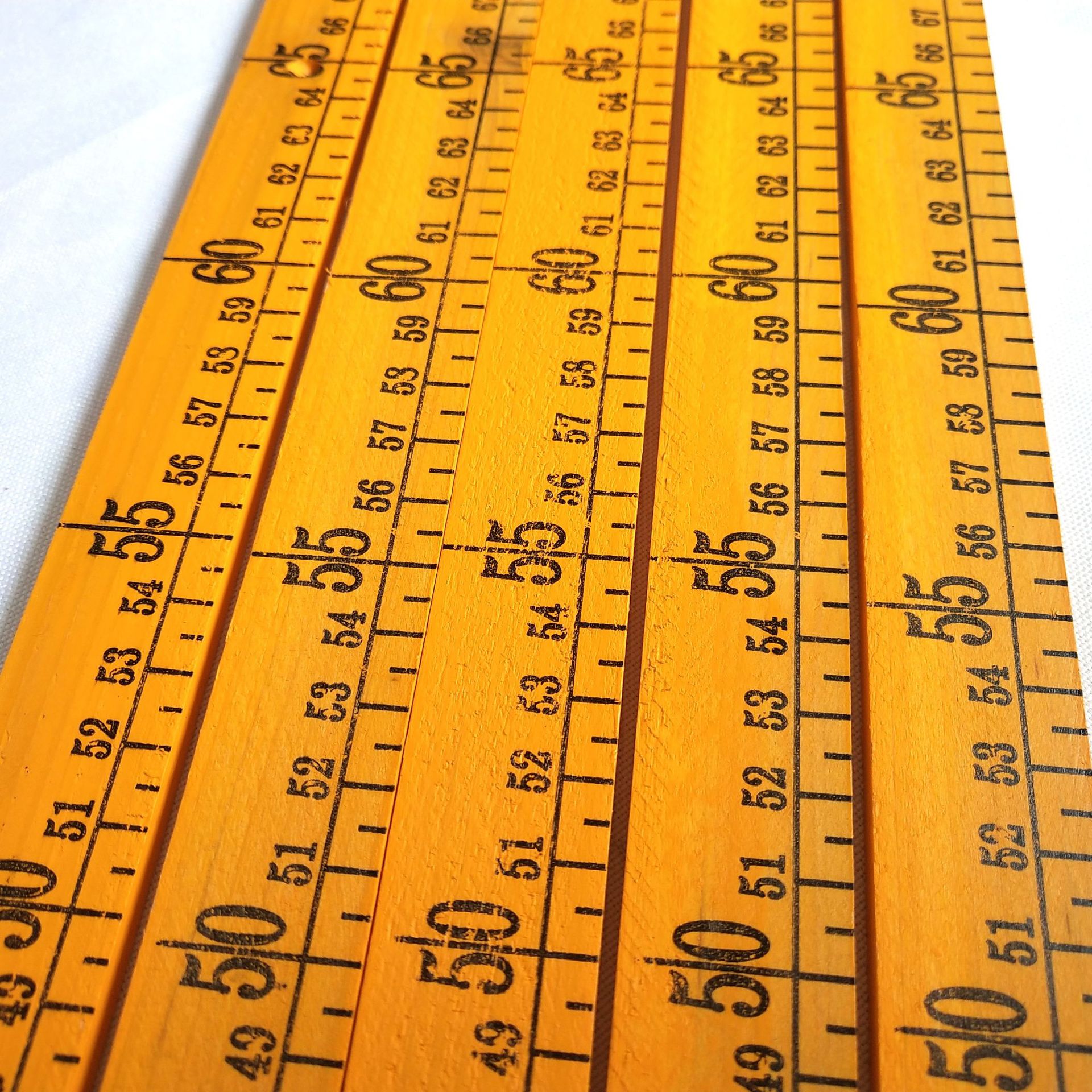 批发家用教学木头尺子1米教学尺竹直尺缝纫用品裁缝量衣尺市尺