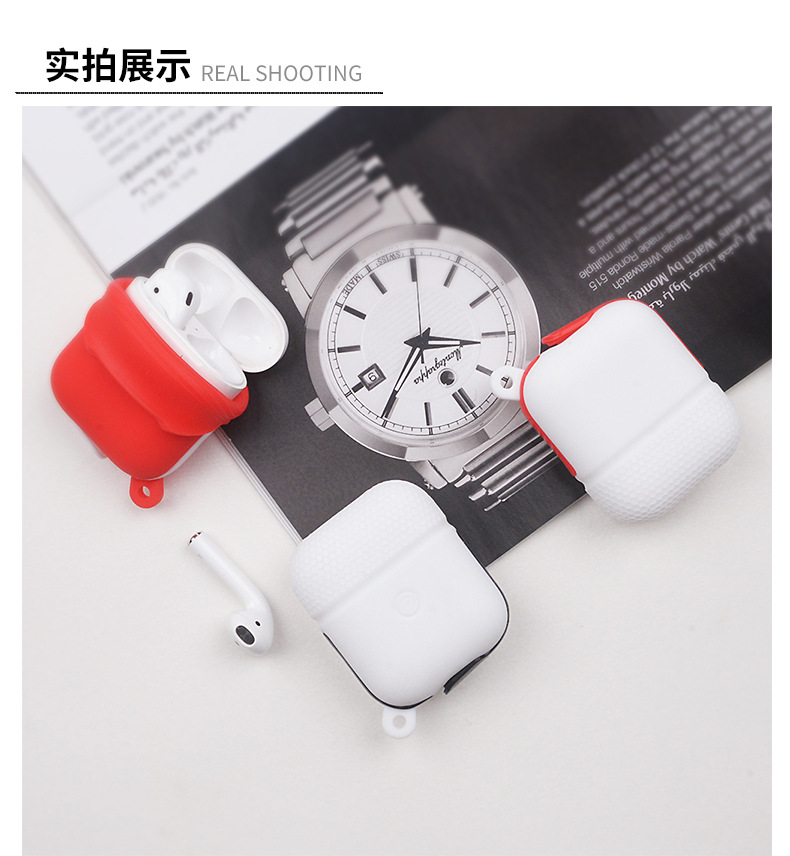 airpods2防水保护套适用苹果蓝牙二代耳机套通用硅胶保护壳厂家