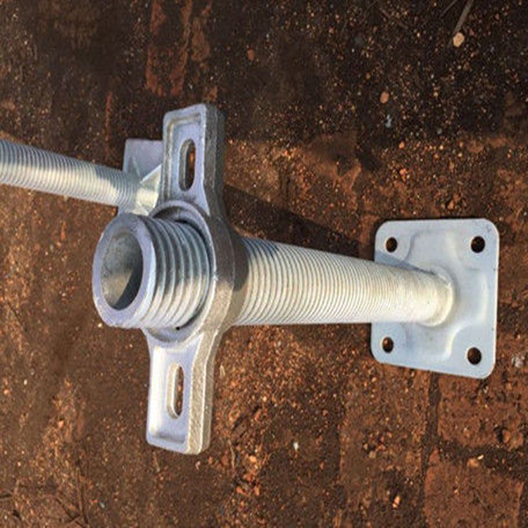 现货顶托可调节丝杆建筑配件钢管支撑顶托空心顶托油托上托下托