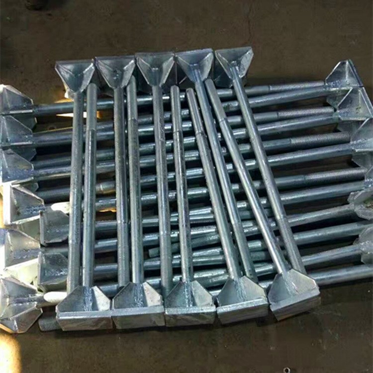 定做各种型号地脚螺栓9字地脚螺丝7字预埋件地理螺杆