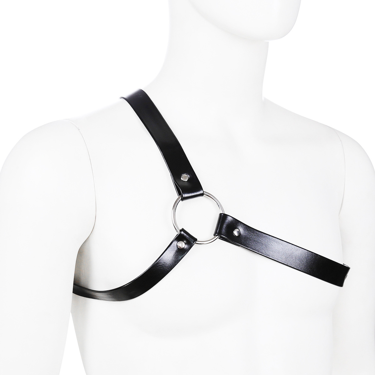 女士皮衣束缚带单肩捆绑胸带另类激情刺激性感诱惑同志成人用品